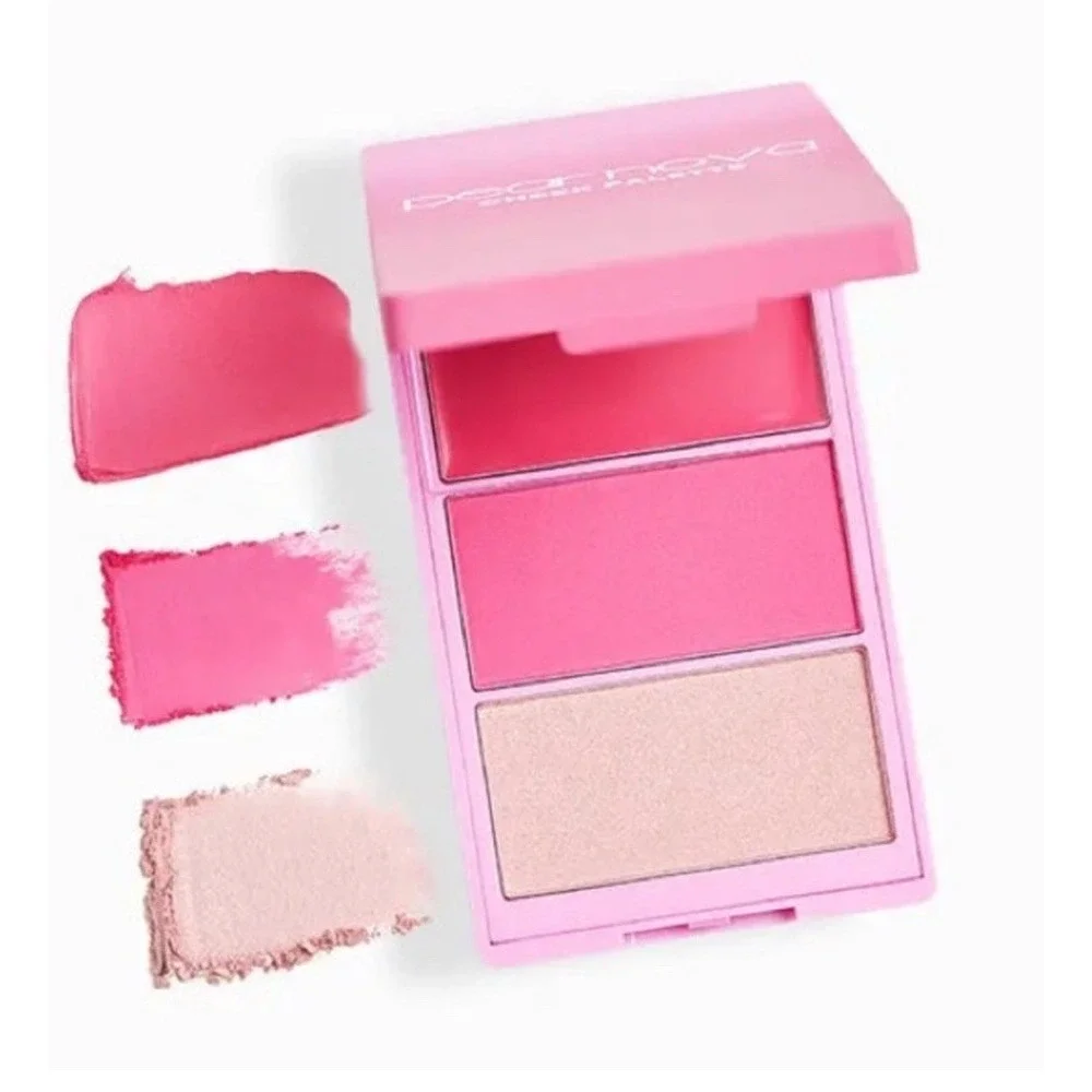 NEW IN BOX PEAR NOVA Cheek Palette in PINK Cream, Powder, Pearl VEGAN‎